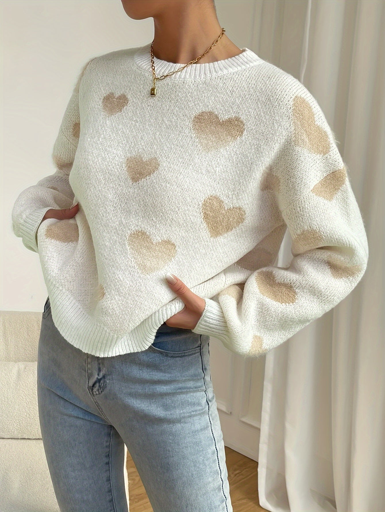 Stylish Casual Knitted Jumper